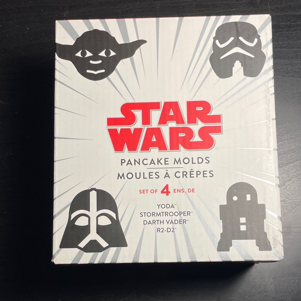 Star Wars Character Pancake Molds -  Yoda Stormtrooper Darth Vader R2-D2 *New*